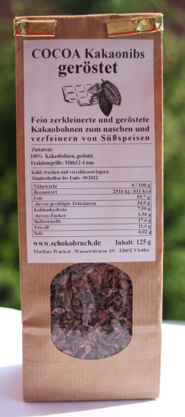 Kakaonibs 125 g Beutel