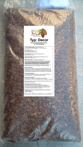 Kakaoschalen Dekor