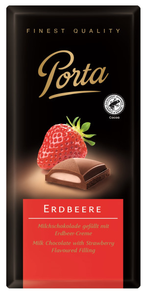 Porta Erdbeer 100g Schokolade