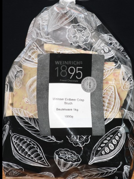 Weiße Schokolade Erdbeere Crisp